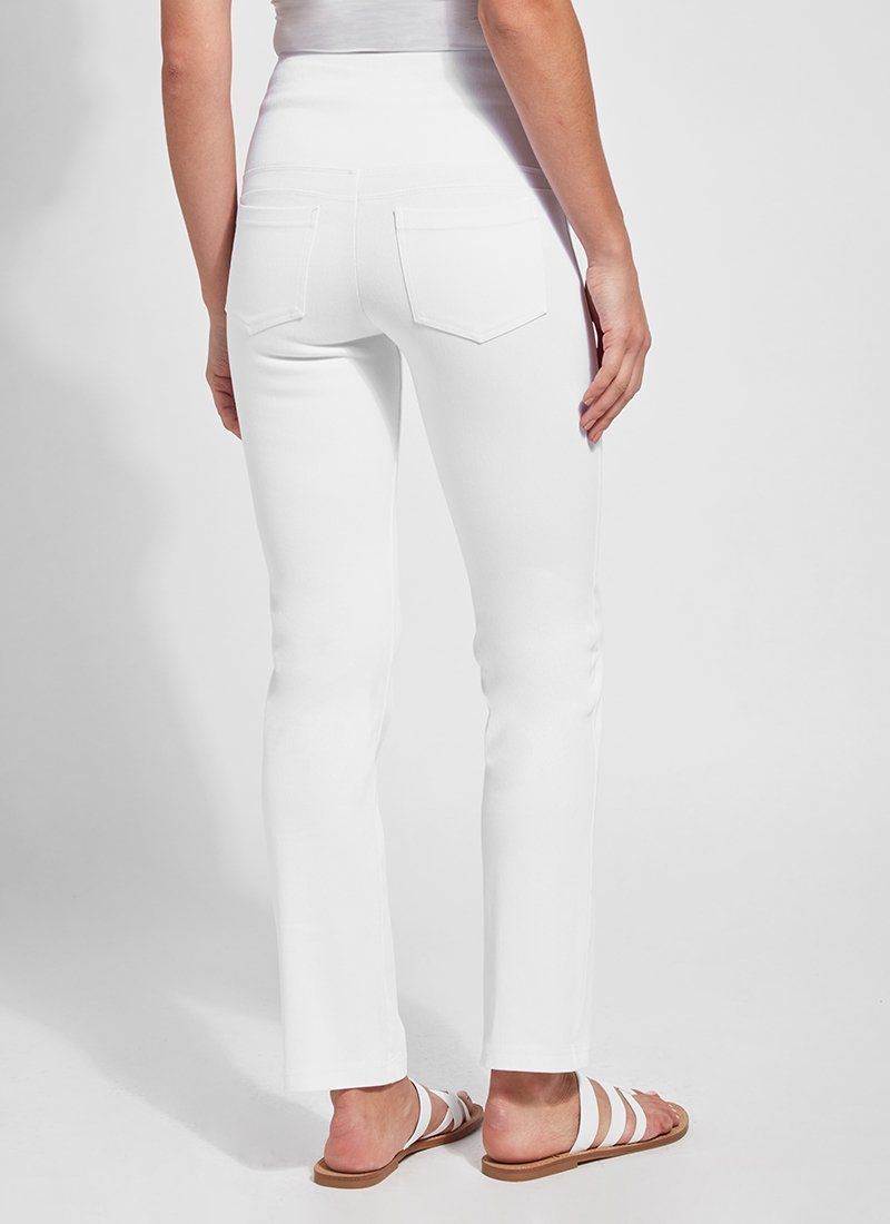 Lysse Denim Straight Leg Jean Legging Mid Wash