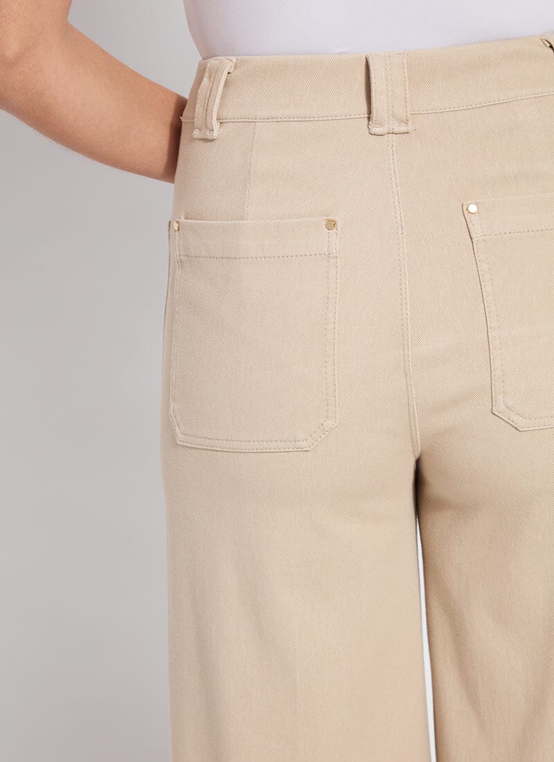 Lysse Analia Wide Leg Denim (25" Inseam) Linen