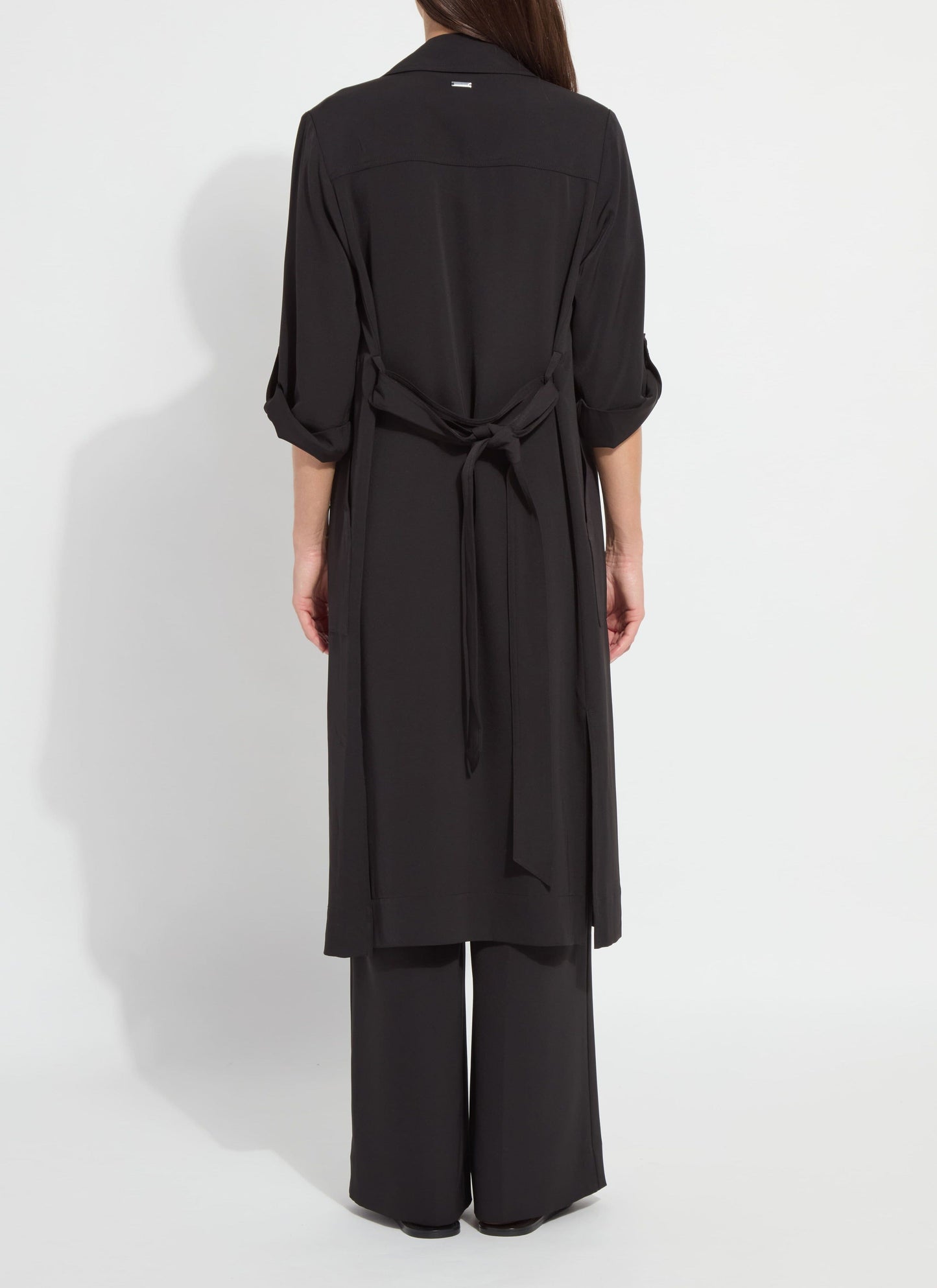 Lysse Ellison Convertible Trench Dress Black