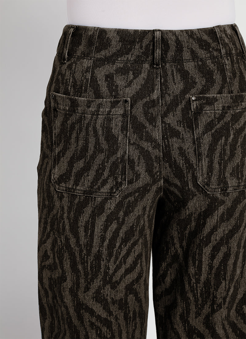 Lysse Leo Palazzo Denim (25" Inseam) Current Ripples
