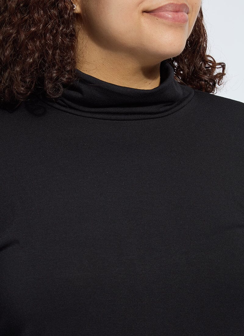 Lysse Essential Long Sleeve Turtleneck Curvy Black
