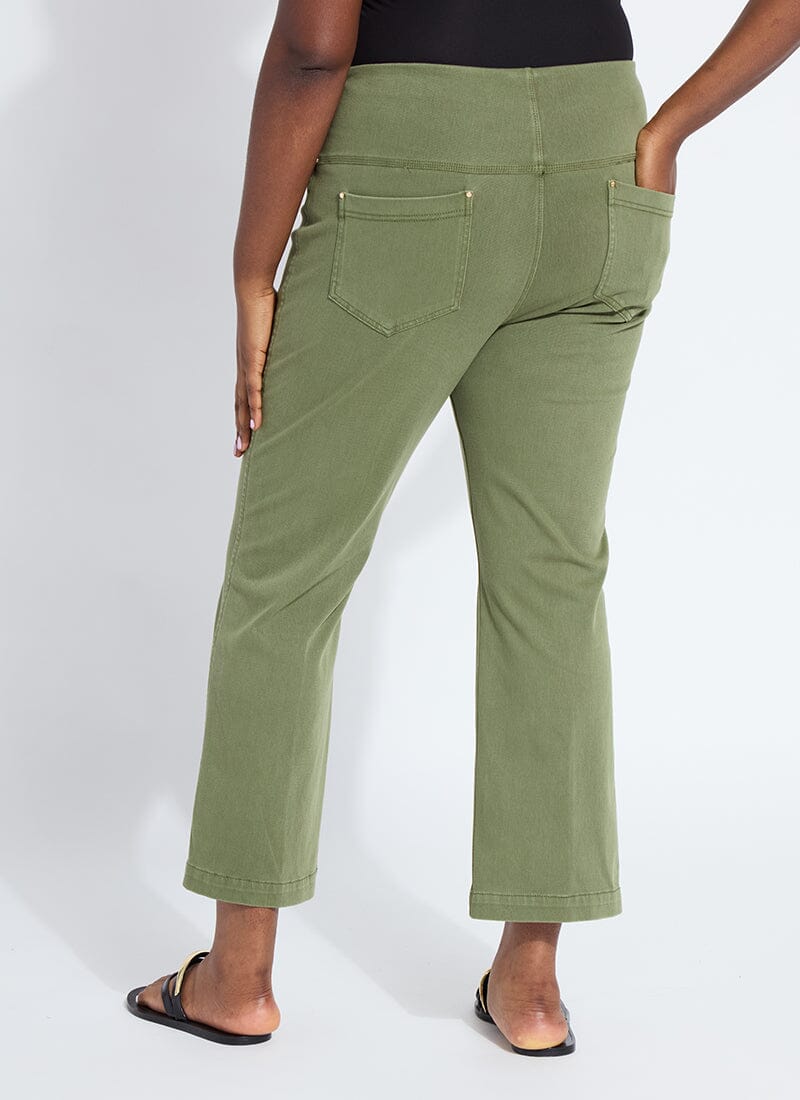 Lysse Ankle Denim Baby Bootcut (Curvy, 27" Inseam) Mid Wash