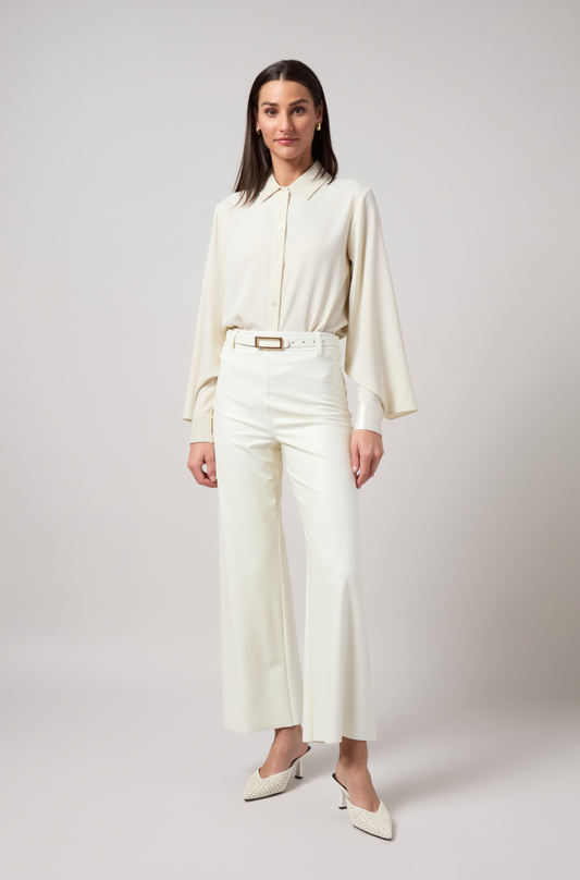 Lysse Damari Sequin Embellished Shirt Icing