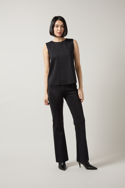 Lysse Spencer Neoprene Shell Tank Black