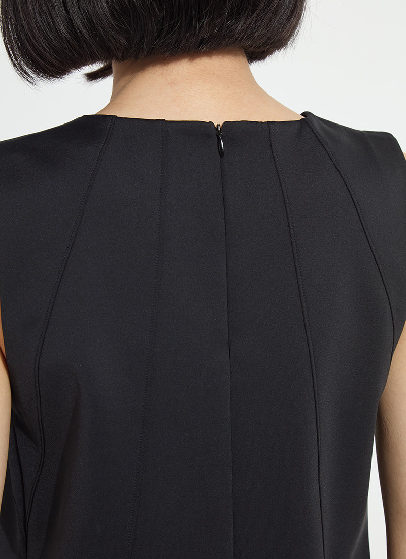Lysse Spencer Neoprene Shell Tank Black