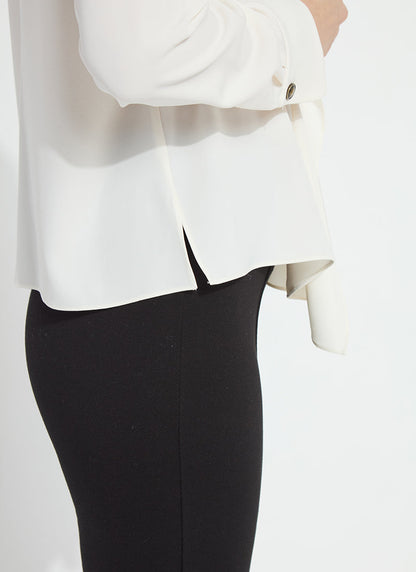 Lysse Celeste Flounced Blouse Natural Pearl