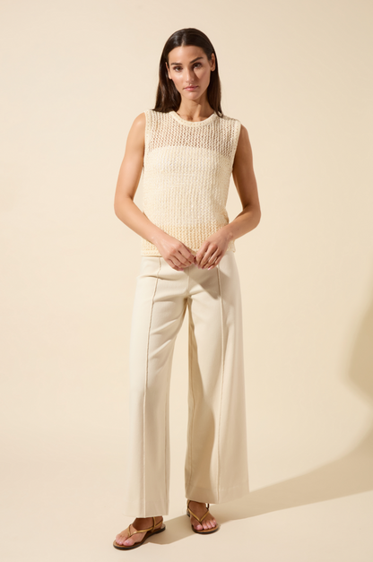 Lysse Avery Sequined Knit Shell Coco Sequins
