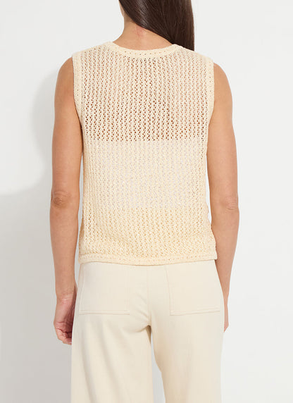 Lysse Avery Sequined Knit Shell Coco Sequins
