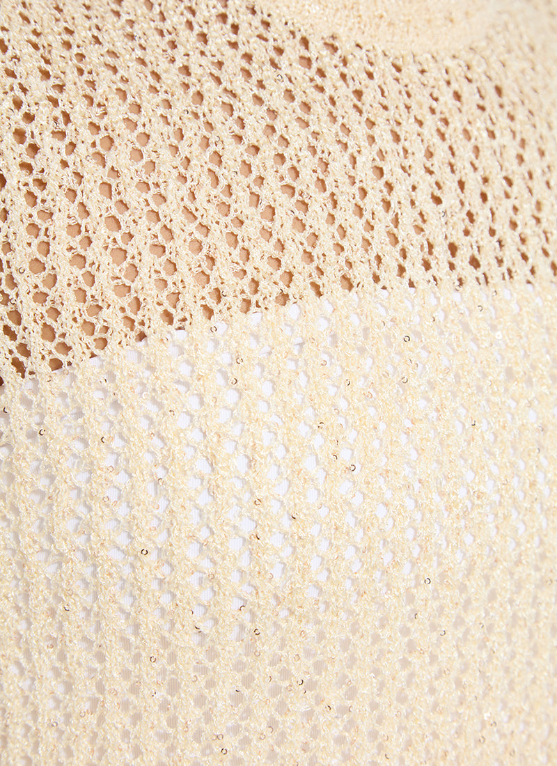 Lysse Avery Sequined Knit Shell Coco Sequins