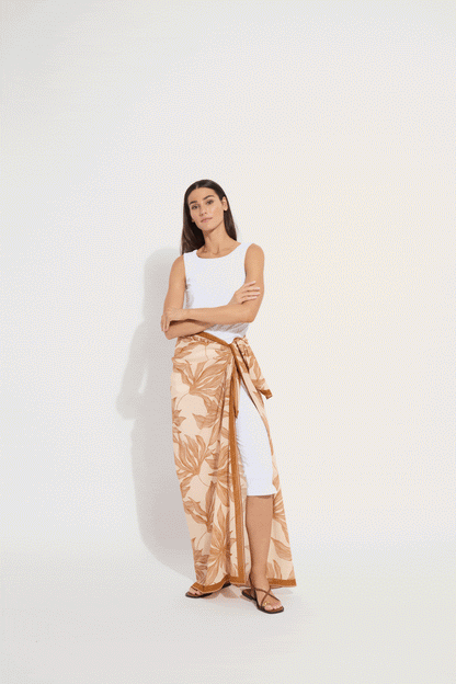 Lysse Sheer Cotton Gauze Pareo - Sol De Sal Sol De Sal