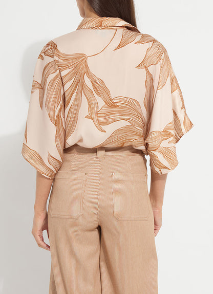 Lysse Nilza Tie Dolman Sleeve Shirt Sol De Sal