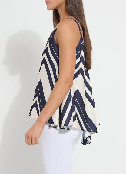 Lysse Irene Scarf Printed Top Costa Mosaica