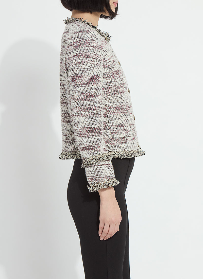 Lysse Cleo Tweed Jacket Willow Weave Tweed