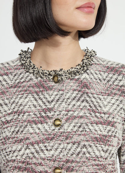 Lysse Cleo Tweed Jacket Willow Weave Tweed