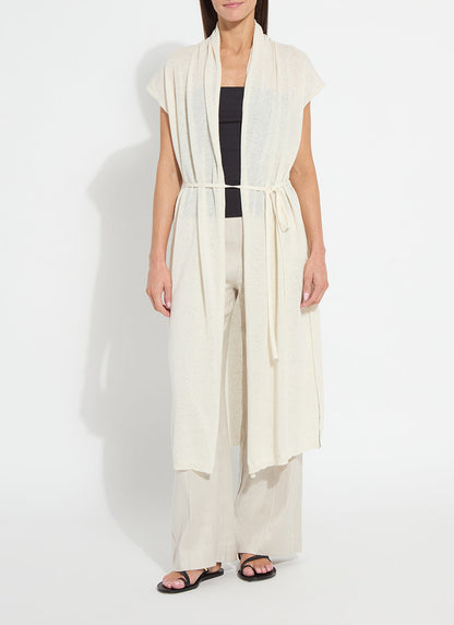 Lysse Beatriz Summer Linen Duster Sepia