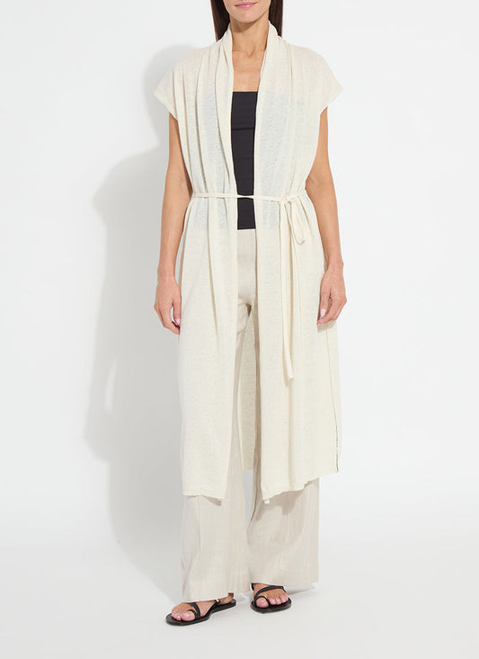 Lysse Beatriz Summer Linen Duster Sepia