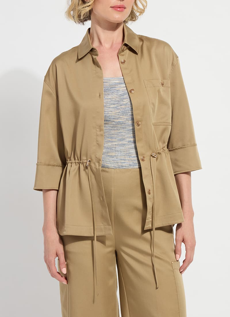 Lysse Jane Safari Overshirt Raw Umber