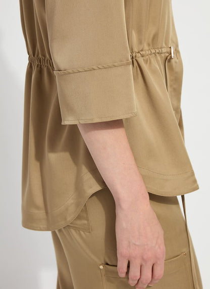 Lysse Jane Safari Overshirt Raw Umber