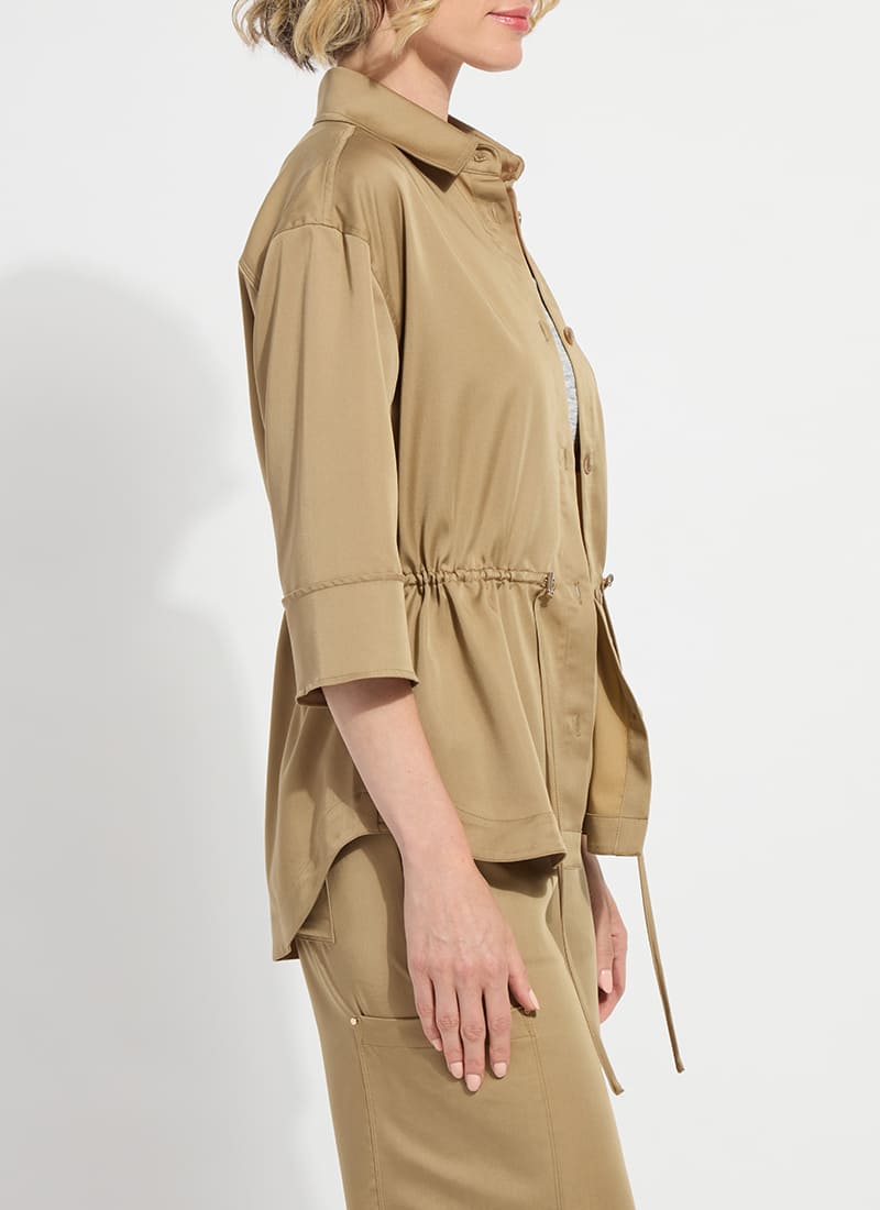 Lysse Jane Safari Overshirt Raw Umber