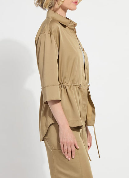 Lysse Jane Safari Overshirt Raw Umber