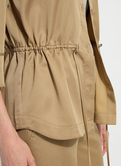 Lysse Jane Safari Overshirt Raw Umber