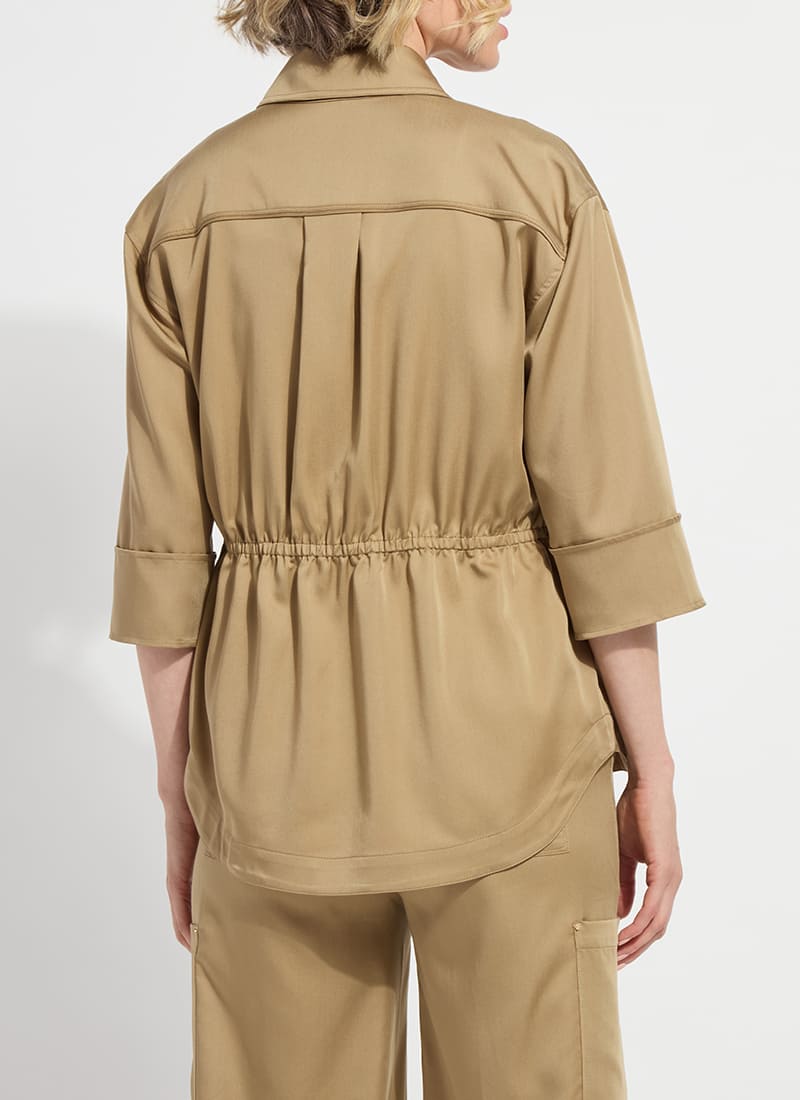 Lysse Jane Safari Overshirt Raw Umber