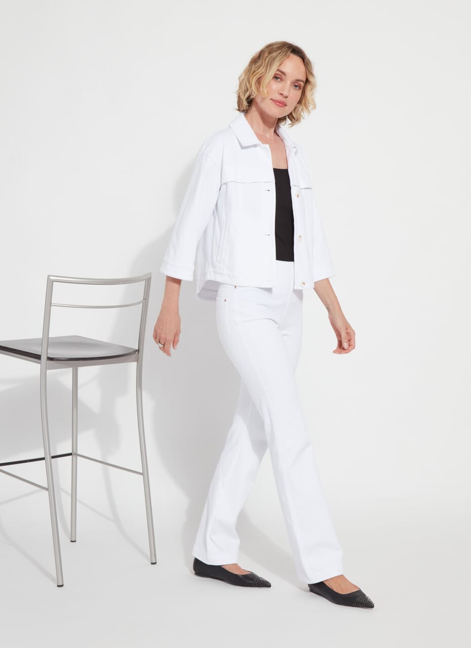 Lysse Remi Denim Jacket White