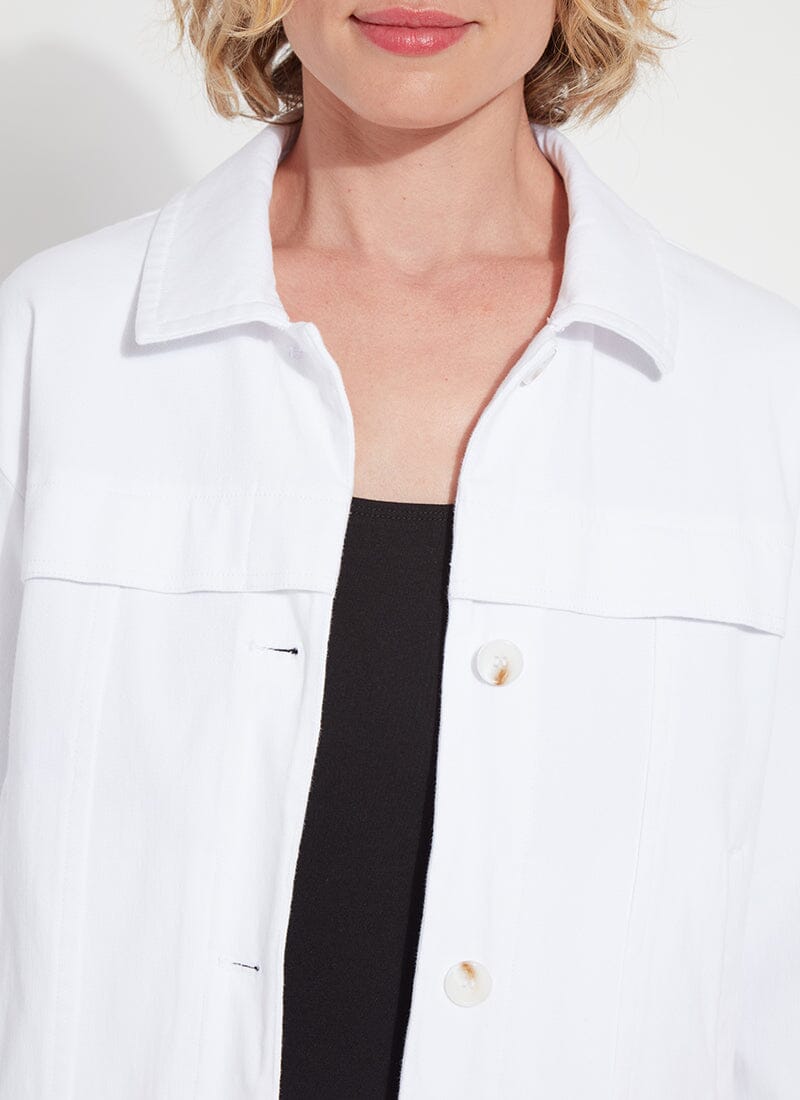 Lysse Remi Denim Jacket White