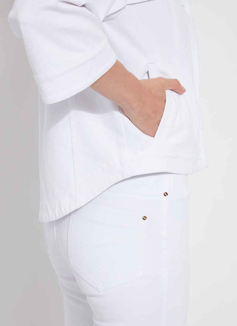 Lysse Remi Denim Jacket White