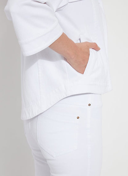Lysse Remi Denim Jacket White