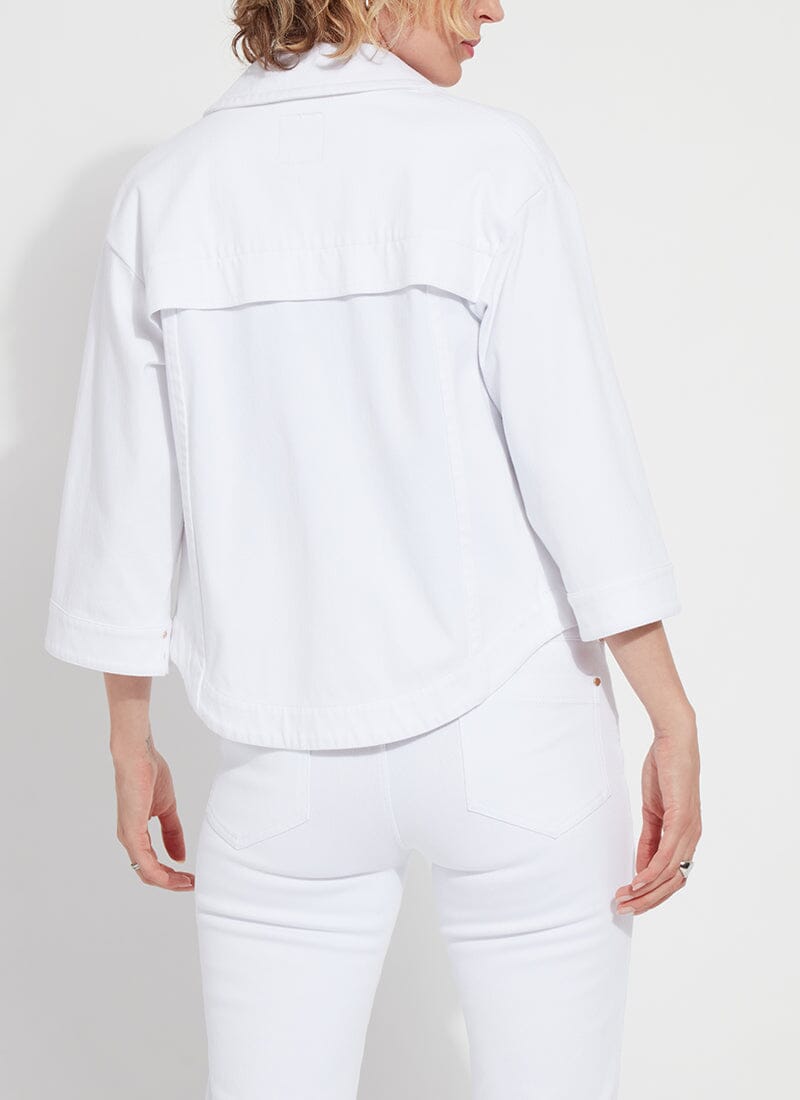 Lysse Remi Denim Jacket White