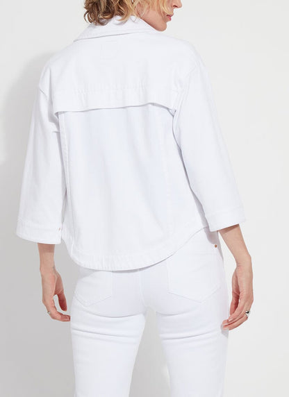 Lysse Remi Denim Jacket White