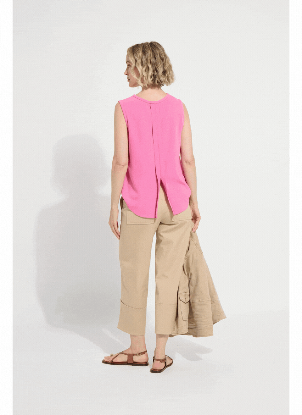 Lysse Willow Everyday Denim Jacket Asutex Desert Khaki