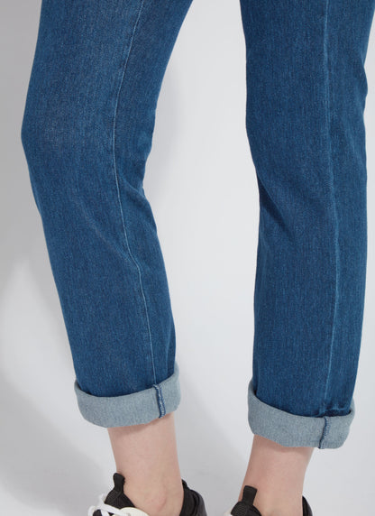 Lysse Boyfriend Denim Jeans  Double Espresso
