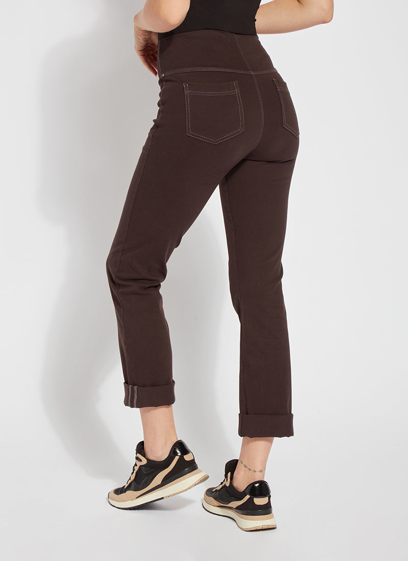 Lysse Boyfriend Denim Jeans  Double Espresso