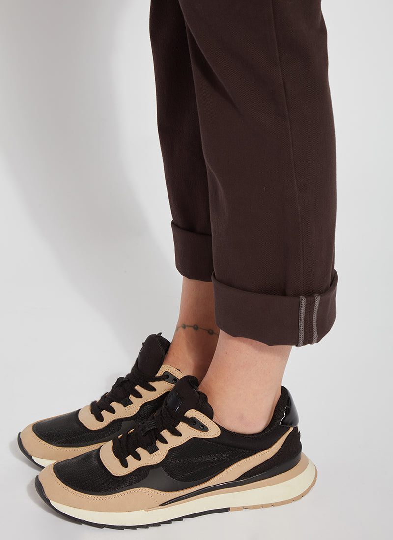 Lysse Boyfriend Denim Jeans  Double Espresso