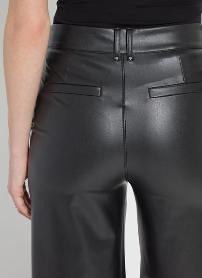Lysse Ada Pull On Transeasonal Vegan Leather Trouser Antique Rose