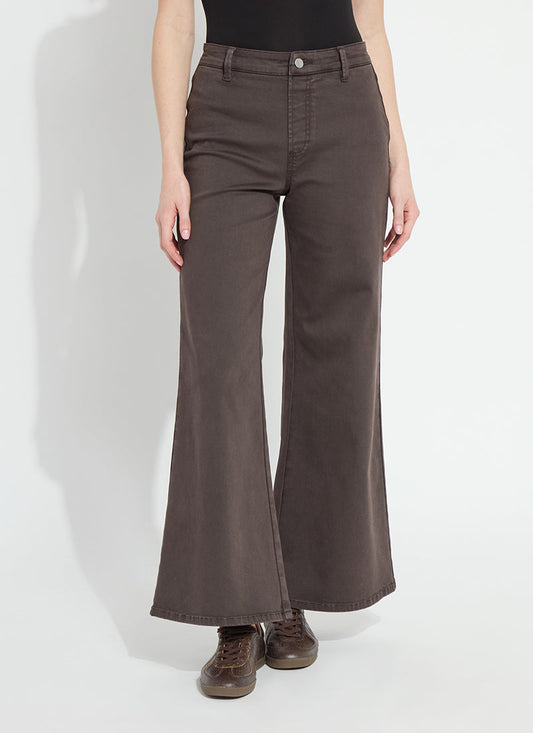 Lysse Iris Wide Leg Everyday Denim (30.5" Inseam) Asutex Double Espresso