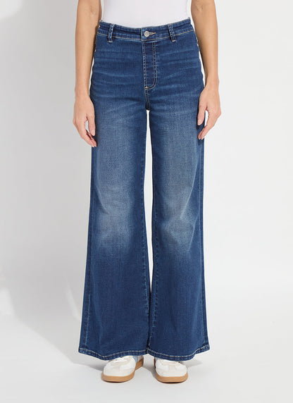 Lysse Iris Wide Leg Everyday Denim (30.5" Inseam) Asutex Double Espresso