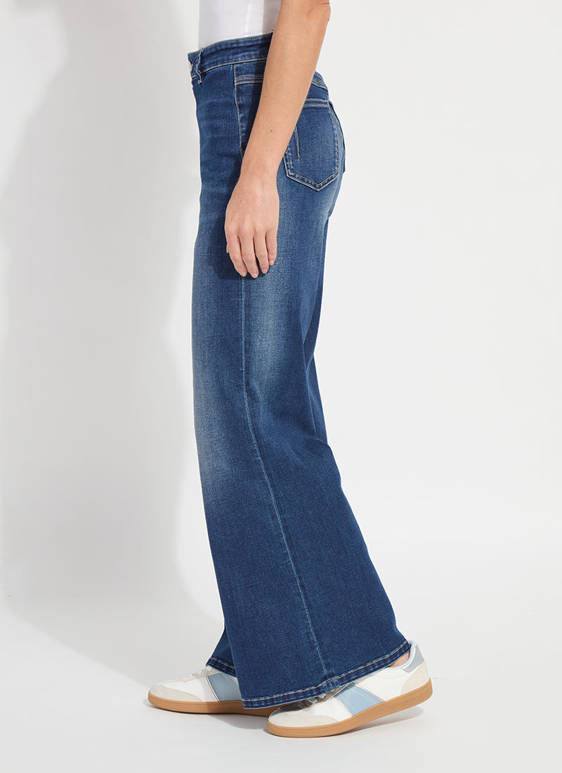 Lysse Iris Wide Leg Everyday Denim (30.5" Inseam) Asutex Double Espresso
