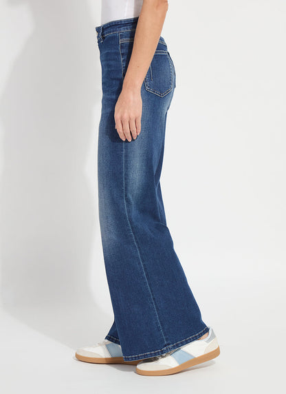 Lysse Iris Wide Leg Everyday Denim (30.5" Inseam) Asutex Double Espresso