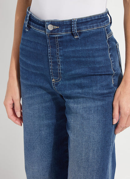 Lysse Iris Wide Leg Everyday Denim (30.5" Inseam) Asutex Double Espresso
