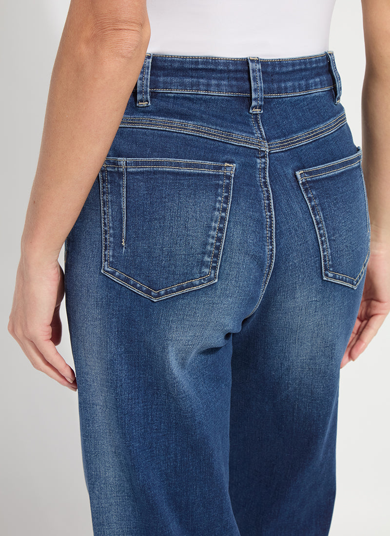 Lysse Iris Wide Leg Everyday Denim (30.5" Inseam) Asutex Double Espresso
