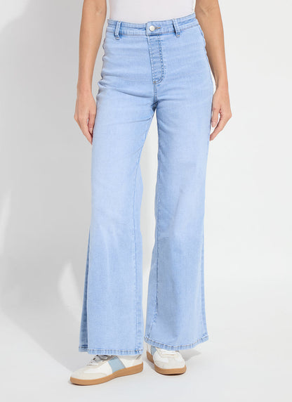 Lysse Iris Wide Leg Everyday Denim (30.5" Inseam) Asutex Double Espresso