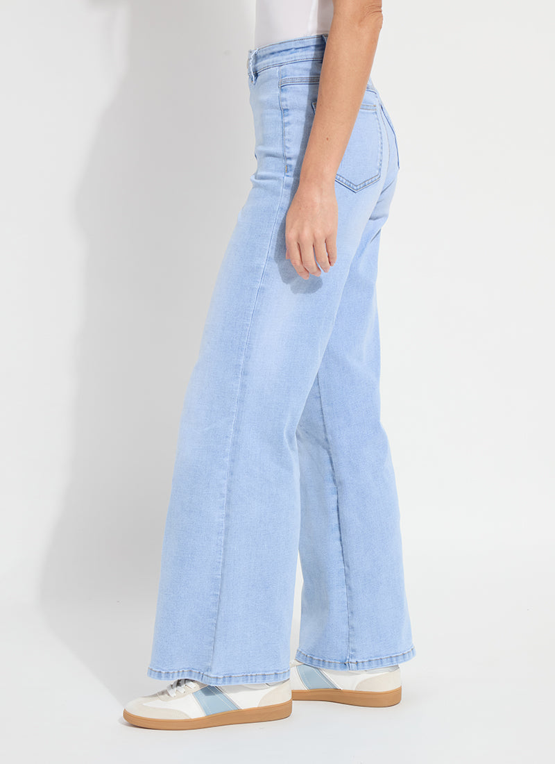 Lysse Iris Wide Leg Everyday Denim (30.5" Inseam) Asutex Double Espresso