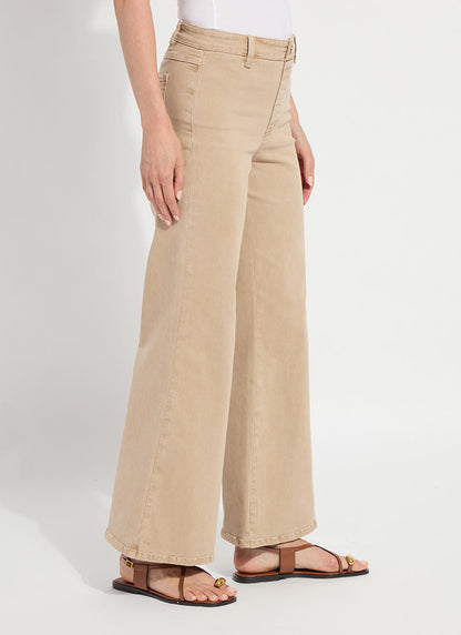 Lysse Iris Wide Leg Everyday Denim (30.5" Inseam) Asutex Double Espresso