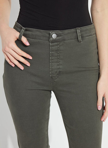 Lysse Ankle Estelle Everyday Flare Denim (27" Inseam) Asutex Mosswood