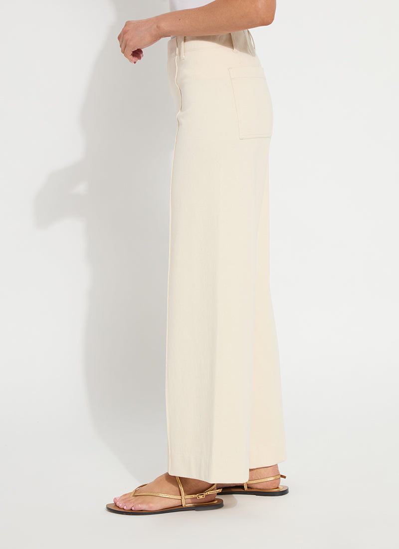 Lysse Nova Hi Waist Pintuck Denim - Coco Clay (29.5" Inseam) Coco Clay