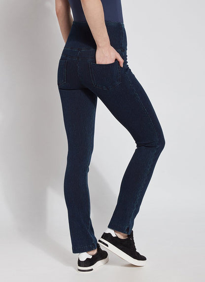 Lysse Denim Straight Leg Jean Legging  Mid Wash