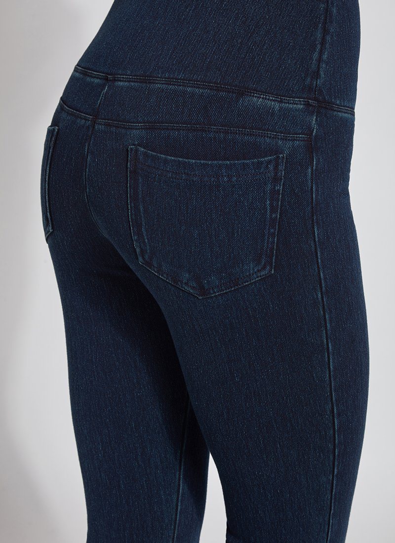 Lysse Denim Straight Leg Jean Legging  Mid Wash